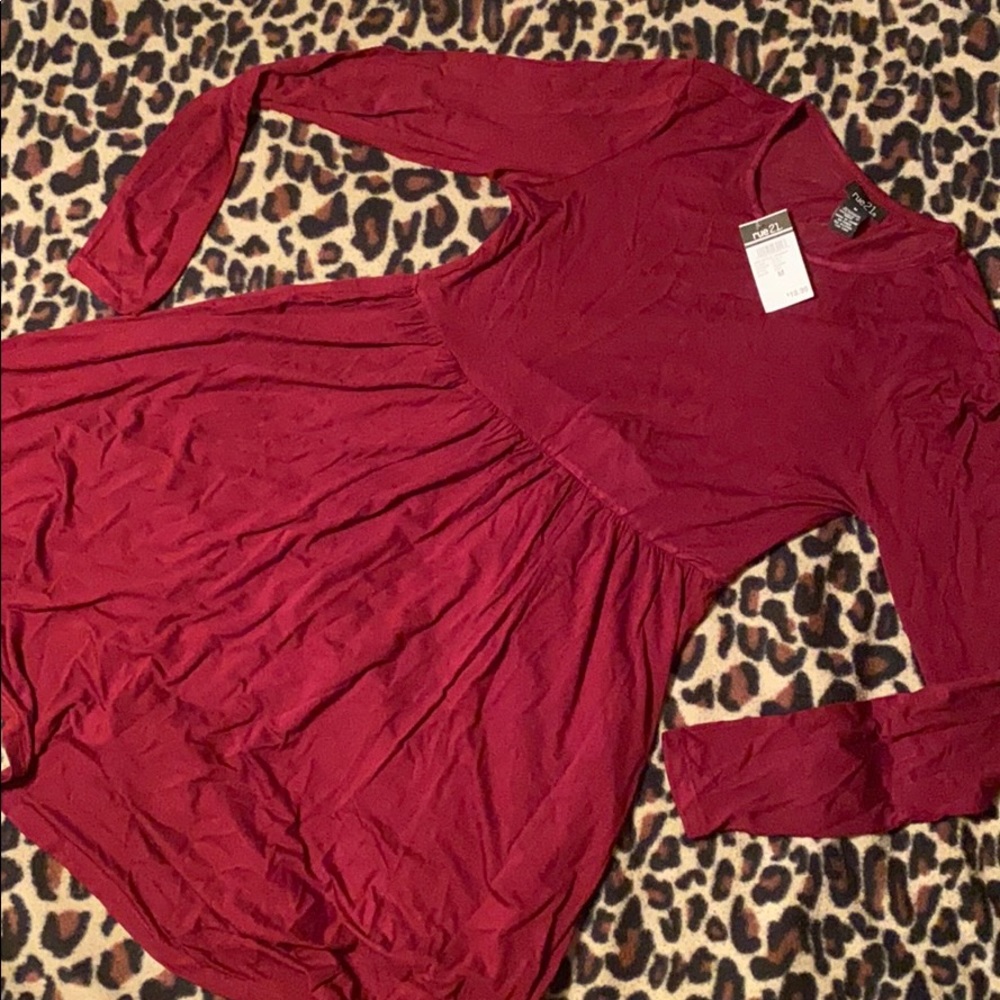 Burgundy Dress